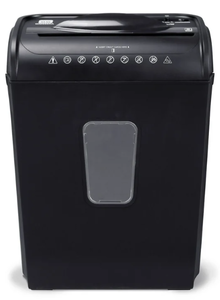 lot 194 image: PenGear 6-Sheet Cross-cut PaperCredit Card Shredder with 3.7 Gallon Bin, Black,Home and Office Use