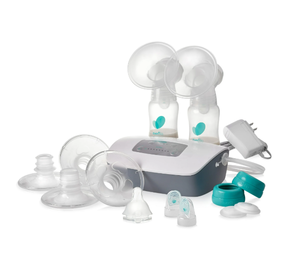 lot 519 image: Evenflo Advanced Double Electric Hospital-Strength Breast Pump with 3 Flange Sizes