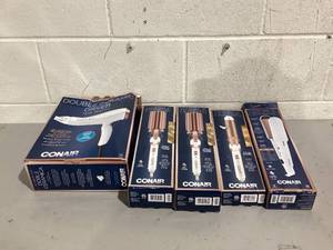 lot 530 image: LOT OF 5 Conair Ceramic Miscellaneous Hair Accessories
