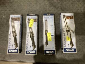 lot 694 image: LOT of 4 Con-Air Hair Tools