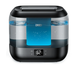 lot 219 image: DREO 1.0 Gal Cool Mist Humidifier with Digital Display, Black,with Diffuser and Nightlight, 32 Hour Long Runtime for Home