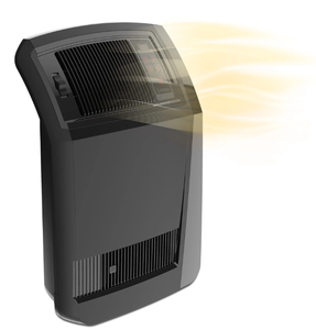 lot 350 image: Lasko 1500W Cyclonic Ceramic Console Electric Space Heater with Timer