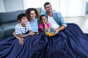 lot 450 image: LOT OF 2 The Huge One Cloud Throw Blanket, 110 x 132