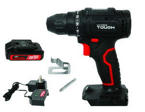 lot 546 image: Hyper Tough 20V Max Brushless Cordless Drill Driver with 1.5Ah Lithium-Ion Battery and Charger