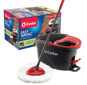 lot 569 image: LOT OF 2 O-Cedar EasyWring Spin Mop & Bucket System
