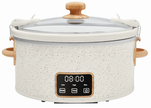 lot 590 image: The Pioneer Woman 6 Qt Digital Slow Cooker with Locking Lid