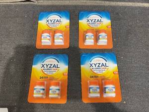 lot 743 image: LOT OF 4 2PCS Xyzal Allergy Pills, 24-Hour Allergy Relief, Original Prescription Strength