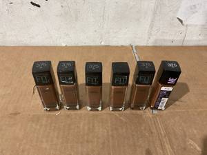 lot 325 image: LOT OF 6 Maybelline Fit Me Matte  Poreless Liquid Foundation Makeup, 375 Java
