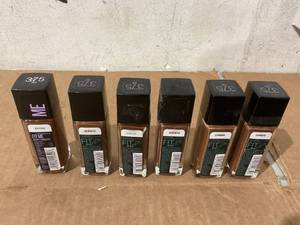 lot 326 image: LOT OF 5 Maybelline Fit Me Matte  Poreless Liquid Foundation Makeup, 370 Deep Bronze