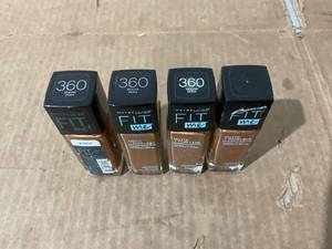 lot 330 image: LOT OF 4 Maybelline Fit Me Matte  Poreless Liquid Foundation Makeup, 360 Mocha