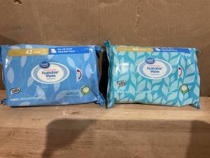 lot 580 image: LOT OF Great Value Flushable Wipes
