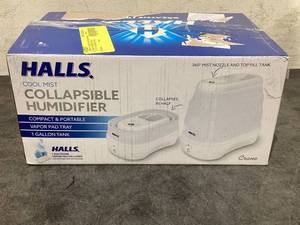 lot 794 image: Crane x HALLS Collapsible Cool Mist Humidifier, 3.5L1 Gallon
