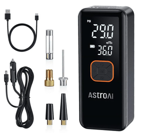 lot 81 image: Cordless Tire Inflator, AstroAI Handheld Tire Pump, Fast Inflation 150PSI Air Pump, 12V DC for Car Tires