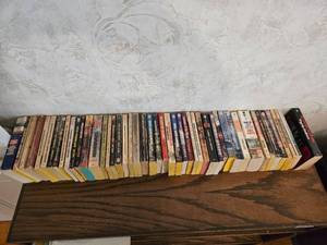 lot 22 image: Large Collection of Vintage and Modern Paperback Novels by Various Authors Including Louis LAmour