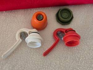 lot 143 image: Lot of 2 King Tap Plastic Valves with Springs