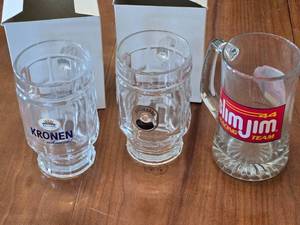 lot 302 image: Beer Mugs Featuring Kronen, Rassherrn and Slim Jim Racing Team