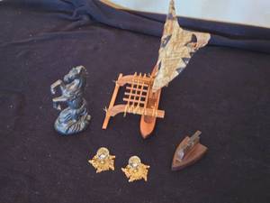 lot 322 image: Decorative Items Including Horse Figurine