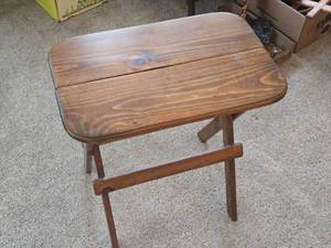 lot 363 image: Vintage Wooden Folding Table