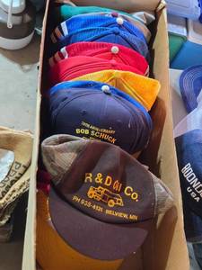 lot 398 image: HUGE LOT of Baseball Caps with Logo Designs