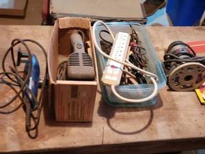 lot 455 image: Assorted Power Tools with Router and Accessories, Sander