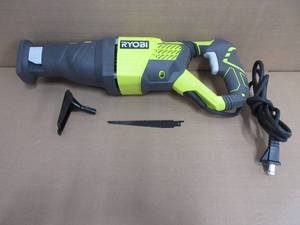 lot 5 image: RYOBI Corded RJ186V 12 Amp Reciprocating Saw - Loose Collar Guard, USED, Works