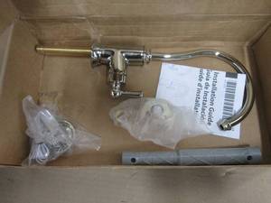 lot 108 image: Moen S5510NL Sip Traditional Cold Kitchen Beverage Faucet, Optional Water Filtration System Available (Sold Separately), Polished Nickel - Previously InstalledUsed