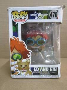 lot 113 image: Funko Pop & Buddy Animation Cowboy Bebop - Edward & EIN Collectible Figure, Multicolor - OpenDented Box