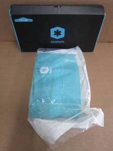 lot 126 image: ICEWRAPS 7.5x28 Neck Clay Ice Pack  Long Ice Cooling Neck Pack  Ice Pack for Neck with Soft Fabric Cover, Seal on Box is broken - Does not appear to have been used.