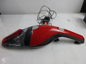 lot 21 image: Dirt Devil QuickFlip 8V Cordless Handheld Vacuum Cleaner, Powerful Suction, Lightweight, Rechargeable Battery, Portable Vacuum Cleaner MISSING FLIP CREVICE TOOL,  HAS SOME SCRATCHES, OPEN BOX, TESTED, WORKS