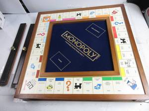 lot 22 image: WS Game Company Monopoly Trophy Luxury Edition For 2 to 6 Players DRAWERS ARE BROKEN, BOX DAMAGED, ALL PIECES ARE THERE