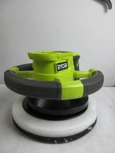 lot 72 image: 18V ONE 10 Variable Speed Random Orbit Buffer SLIGHTLY USED, DIRTY, FOAM IS INDENTED, 1 BONNET MISSING, TESTED, WORKS