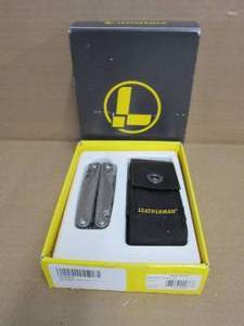 lot 136 image: Leatherman Charge Multi-Tool - 19 Tools for Camping & Fishing, Silver Stainless Steel with Nylon Sheath - Missing 2 screwdriver bits
