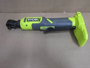 lot 138 image: RYOBI 18V Cordless Ratchet Multi-Size 38 in. and 14 in. MISSING Battery, Charger and ANVIL (PCL280K1) -USED, Works
