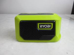 lot 78 image: Ryobi One Ryobi PAD02B ONE 18V Cordless Compact Bluetooth Speaker (Tool Only) TESTED, WORKS, NO BOX, LIKE NEW