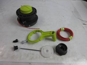 lot 79 image: RYOBI AC053N1BFH Reel Easy Bump Feed String Head with Speed Winder USED, ALL PIECES THERE, NOT TESTED , NO BOX