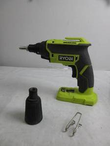 lot 81 image: Ryobi 18-Volt ONE Brushless Drywall Screw Gun (Tool Only) USED, TESTED, WORKS
