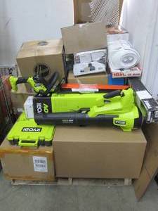 lot 82 image: WholesaleSalvage Pallet - TOOLS, SMALL APPLIANCES AND MORE