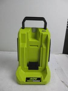 lot 84 image: RYOBI RYi300BGVNM 300-Watt Powered Inverter for 40-Volt Battery OPEN BOX, LIKE NEW, TESTED, WORKS
