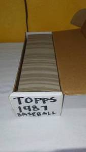lot 315 image: NBL Topps 1987  Baseball Trading Collector Cards