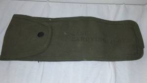 lot 341 image: Vintage Vietnam War US Army M-67  Carry Case.