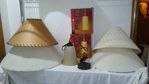 lot 408 image: Interior Halogen Track Pendant Light (2) and More.