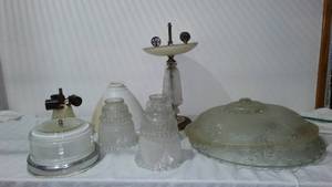 lot 409 image: Exquisite Vintage Ceiling Lights (3).