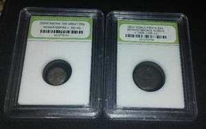 lot 448 image: Constantine The Great and Spanish Bronze Nummis.