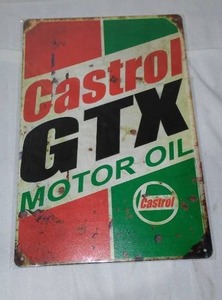 lot 433 image: Castrol Motor Oil Metal Sign.