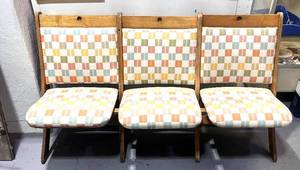 Antique Wooden Theatre Seats
