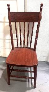 lot 49 image: Old Wooden Chair