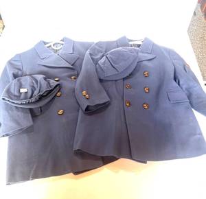 lot 89 image: 1950s Girl and Boy Sailor Coats with Caps