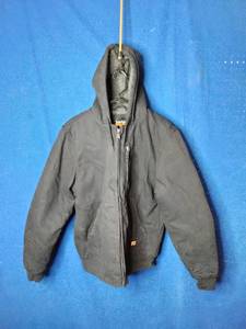 Mens Timberland PRO Gritman Canvas Lined Hooded Jacket - Size Medium - Black
