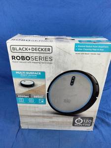 BlackDecker ROBOSERIES Robot Vacuum with Mapping Technology