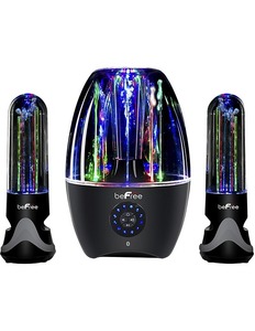 New beFree Sound Dancing Water 60-Watt 2.1 Channel Bluetooth Speaker System
